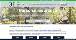 Desktop Screenshot of kniesinsurance.com