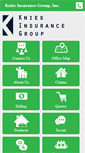 Mobile Screenshot of kniesinsurance.com